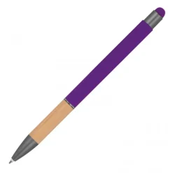Długopis metalowy touch pen soft touch BRYGIDA / Fioletowy 1358112