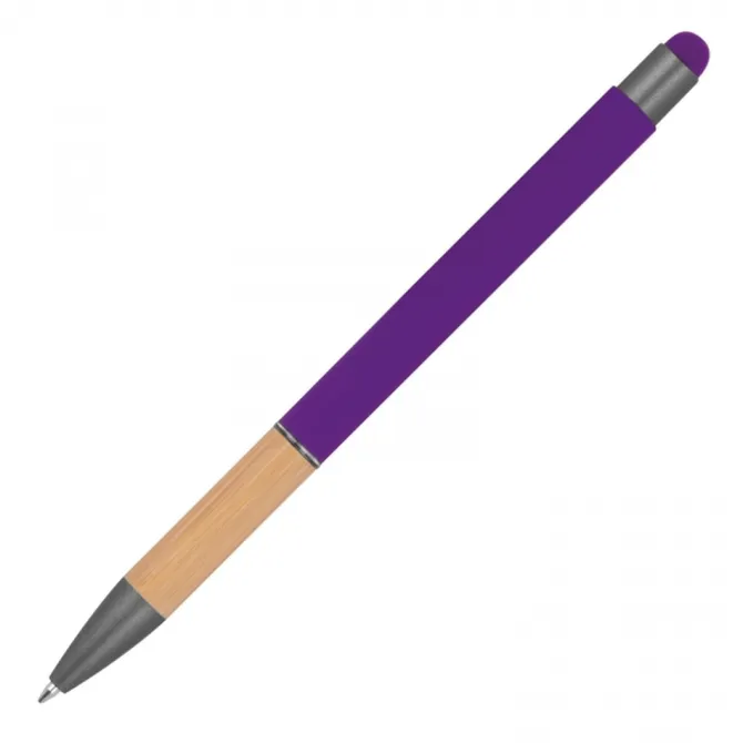 Długopis metalowy touch pen soft touch BRYGIDA / Fioletowy 1358112