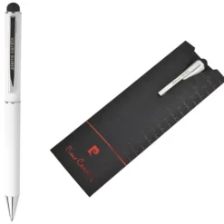 Długopis metalowy touch pen soft touch CLAUDIE Pierre Cardin / Biały B0102000IP306