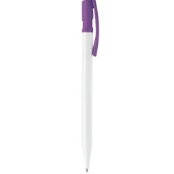 Długopis Nash / Biały / purpurowy LT80815-N0172
