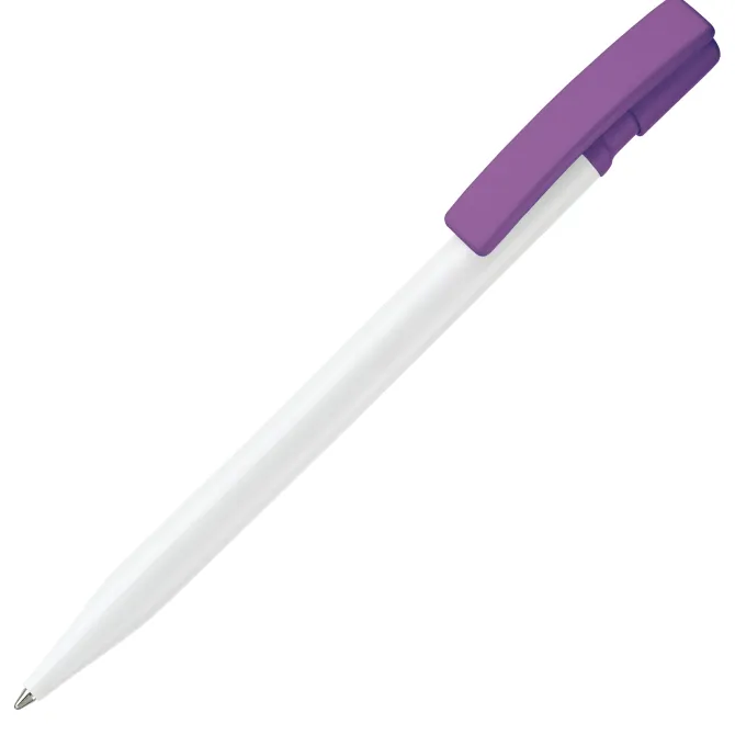 Długopis Nash / Biały / purpurowy LT80815-N0172