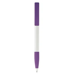 Długopis Nash Grip / Biały / purpurowy LT80801-N0172