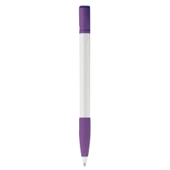 Długopis Nash Grip / Biały / purpurowy LT80801-N0172