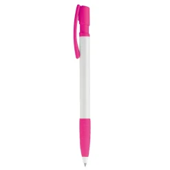 Długopis Nash Grip / Biały / różowy LT80801-N0176