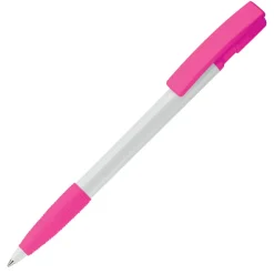 Długopis Nash Grip / Biały / różowy LT80801-N0176