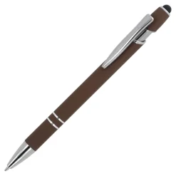 Długopis Paris Metalowy miękki dotyk / Ciemnobrązowy LT87782-N0050