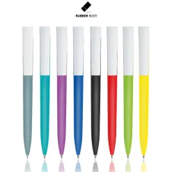 Długopis plastikowy soft touch / Rubby / Petroleum IP13139049