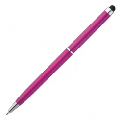 Długopis plastikowy touch pen KIMBERLY / Różowy 1878611
