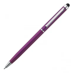 Długopis plastikowy touch pen KIMBERLY / Fioletowy 1878612