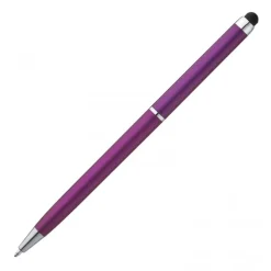 Długopis plastikowy touch pen KIMBERLY / Fioletowy 1878612