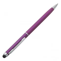 Długopis plastikowy touch pen KIMBERLY / Fioletowy 1878612