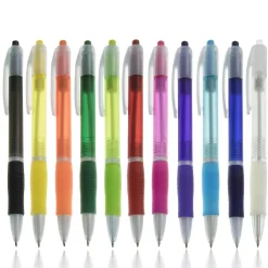 Długopis plastikowy z ergonomicznym uchwytem / Priny / Translucent IP13132798