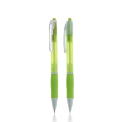Długopis plastikowy z ergonomicznym uchwytem / Priny / Jasnozielony IP13132743