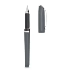 Długopis plastikowy ze srebrnymi detalami / Synter / Light Grey IP13150195