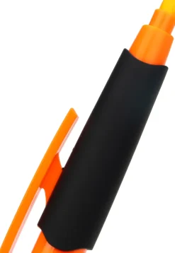 Długopis plastikowy z zakreślaczem touch pen EMMETT / Pomarańczowy 1096510