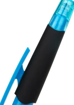 Długopis plastikowy z zakreślaczem touch pen EMMETT / Jasnoniebieski 1096524