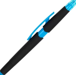Długopis plastikowy z zakreślaczem touch pen EMMETT / Jasnoniebieski 1096524