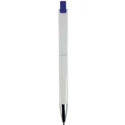 Długopis RIva w mocnym kolorze / Biały / czarny LT80835-N0102