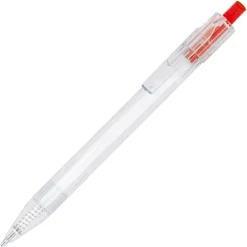 Długopis R-PET / Transparentny / czerwony LT80562-N0421