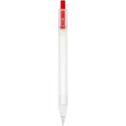 Długopis R-PET / Transparentny / czerwony LT80562-N0421