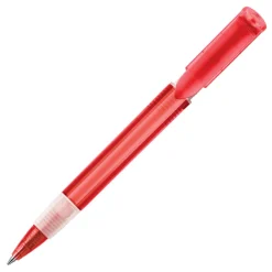 Długopis S40 Grip przejrzysty / Transparentny / czerwony LT87527-N0421