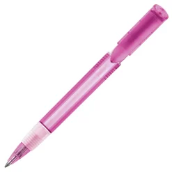 Długopis S40 Grip przejrzysty / Transparentny / różowy LT87527-N0476