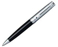Długopis Sheaffer kolekcja 300, czarny/chrom, wykończenia chromowane, etui prezentowe / Czarny EXP9314BP-CZ