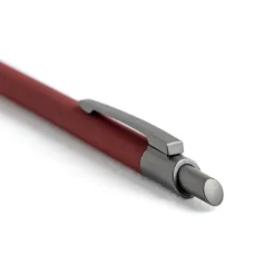 Długopis Soft Touch z recyklingowanego aluminium / Peralu / Dark Red IP13159453