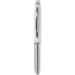 Długopis Stylus Shine+rysik / Biały / czerwony LT87794-N0121