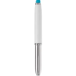 Długopis Stylus Shine+rysik / Biały / jasnoniebieski LT87794-N0112