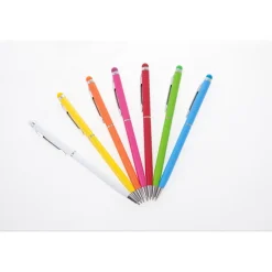 Długopis, touch pen | Dennis / Biały V1637-02