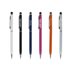 Długopis, touch pen | Irin / Granatowy V1537-04