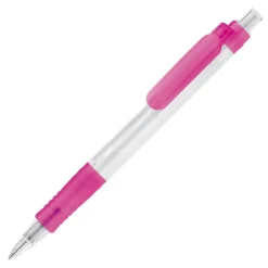 Długopis Vegetal Pen Clear przejrzysty / Ecru / różowy LT87540-N5476