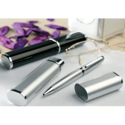 Długopis w aluminiowym pudełku / Srebrny IT3177-14