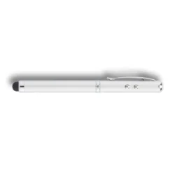 Długopis 4 w 1, touch pen, wskaźnik laserowy, latarka / Srebrny P327.102