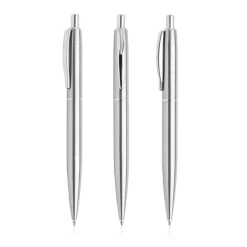 Długopis ze stali nierdzewnej pochodzący z recyklingu / Resteel / Srebrny IP13155490