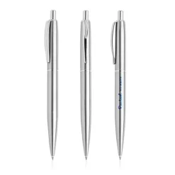 Długopis ze stali nierdzewnej pochodzący z recyklingu / Resteel / Srebrny IP13155490