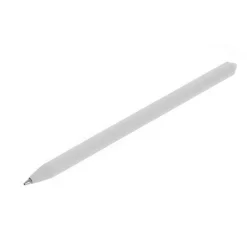 Długopis ze zrolowanego papieru z zatyczką | Debra / Biały V1630-02
