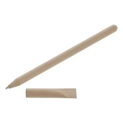 Długopis ze zrolowanego papieru z zatyczką | Debra / Neutralny V1630-00