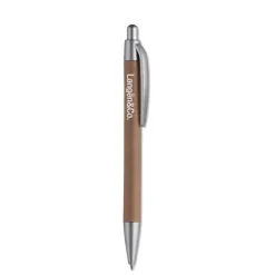 Długopis z kartonowym korpusem / Srebrny mat MO8105-16