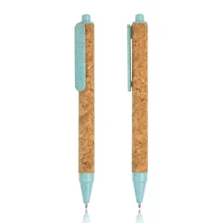 Długopis z korka i włókien pszenicy / Coreat / Mint Green IP13151145