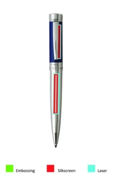 Długopis Zoom Classic Azur / Srebrny NS5564