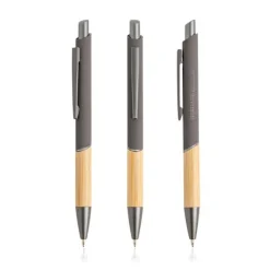 Długopis z recyklingowanego aluminium / Balur / Ciemnozielony IP13158944