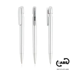 Długopis z recyklingowanego ABS / RAP / Srebrny IP13159190