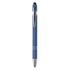 Długopis z rysikiem aluminium / Niebieski MO2798-37