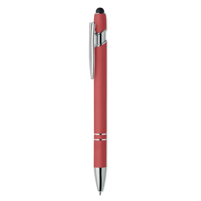 Długopis z rysikiem aluminium / Fuksja MO2798-38