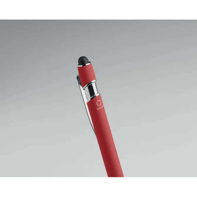Długopis z rysikiem aluminium / Fuksja MO2798-38