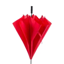 Duży wiatroodporny parasol automatyczny / Czerwony V0721-05