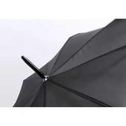 Duży wiatroodporny parasol automatyczny / Czarny V0721-03