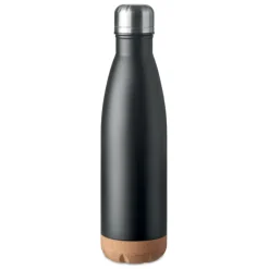Dwuścienna butelka 500 ml / Czarny MO6313-03